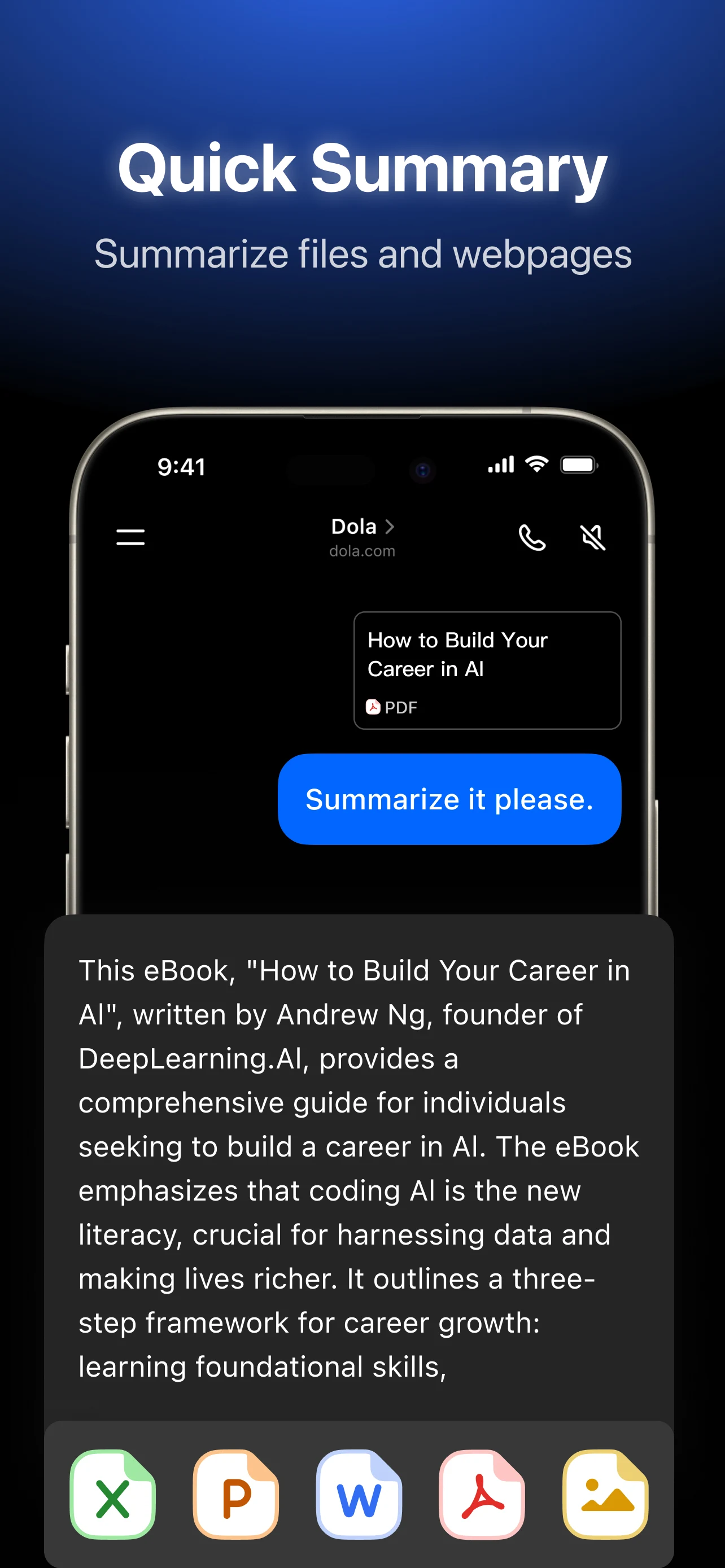 Dola: Smart AI Assistant screenshot